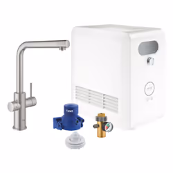 GROHE Blue Professional, Standard, Acier inoxydable, Poignées de levier, Unique, Type L, Vitrocéramique