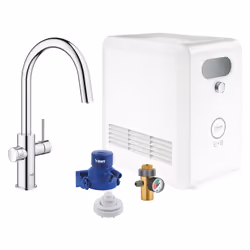 GROHE 31325002, Standard, Chrome, Poignées de levier, Unique, Type C, Vitrocéramique