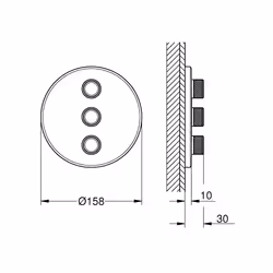 GROHE Grohtherm SmartControl Graphite