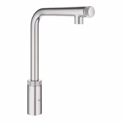 GROHE Minta Smart Control, Vers le haut, Acier inoxydable, Senseur, Unique, Type L, 140°