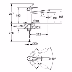 GROHE Start Flow Chrome - Vue supplémentaire 4