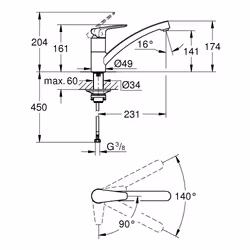 GROHE BauEdge Chrome - Vue supplémentaire 4