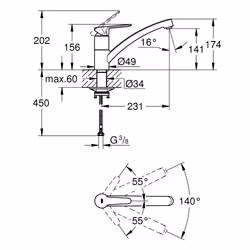GROHE Start Eco Chrome - Vue supplémentaire 4