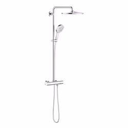 GROHE Duschsystem Rainshower SmartActive, 111,8 cm, 1,75 m, Mur, Chrome, G1/2