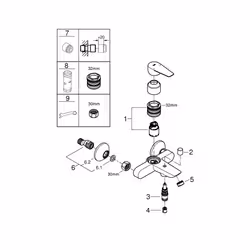 GROHE 23604001 toilette - Vue supplémentaire 5