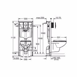 GROHE Rapid SL Blanc