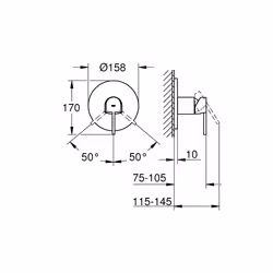 GROHE Plus Acier
