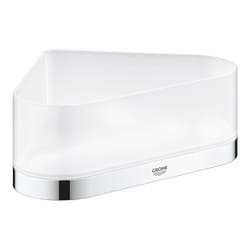 GROHE Selection receveur de douche Angulaire Métal, Plastique Chrome, Blanc