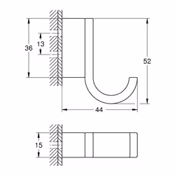 GROHE Selection Graphite 1 pièce(s)