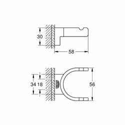 GROHE Selection Graphite 1 pièce(s)