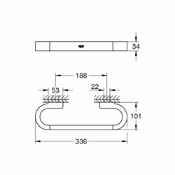 GROHE Selection Graphite 1 pièce(s)