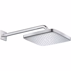 Caractéristiques du TEMPESTA 250 CUBE, Set de Douche de tête 380mm, 1 Jet, carré, Chrome (26682000): Douche de tête Tempesta  ...