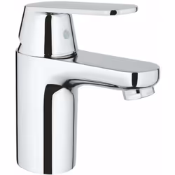 Mitigeur de lavabo à levier DN15, taille S montage monotrou levier métallique GROHE SilkMove cartouche céramique 35 mm limite ...