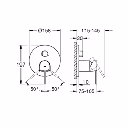 GROHE Plus Graphite
