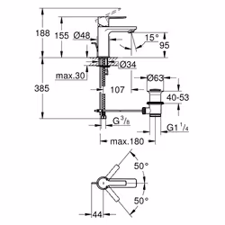 GROHE Lineare Graphite