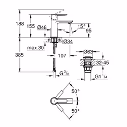 GROHE Lineare Graphite