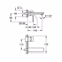 GROHE Lineare Graphite