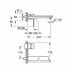 GROHE Lineare Graphite