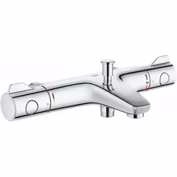 Description générale Mitigeur thermostatique de baignoire Grohe Grohtherm 800 avec une finition chromée élégante. Ce robinet ...