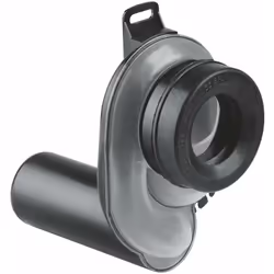 Siphon pour urinoir matériau : plastique sortie horizontale Ø 50 mm volume de chasse d’eau 0,5 - 4 l entrée centrale et sorti ...