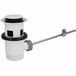 La garniture de vidage s'adapte aux lavabos avec trop plein pour les mélangeurs de lavabos et de bidet. Elle est équipée de l ...