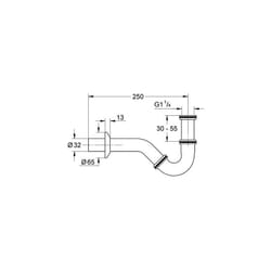 Grohe - 28946000 tubes collecteur d'odeur