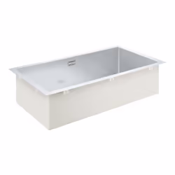 GROHE K700 90-S, Evier encastré, Rectangulaire, Acier inoxydable, Acier inoxydable, 1 bols, Rectangulaire