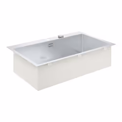 GROHE K800 90-S, Evier à poser, Rectangulaire, Acier inoxydable, Acier inoxydable, 1 bols, Rectangulaire