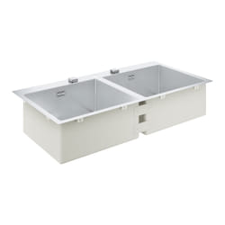 GROHE K800 120-S Evier à poser Rectangulaire Acier inoxydable
