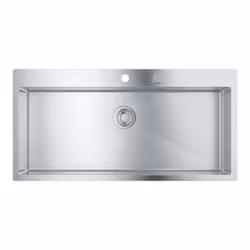GROHE K800 120-S Evier à poser Rectangulaire Acier inoxydable