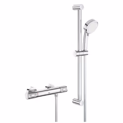 GROHE Grohtherm 1000 Performance, 62 cm, 1,75 m, Mur, G1/2, Vannes rotatives