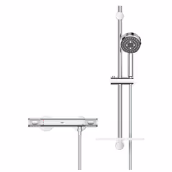 GROHE 34791000, 1,75 m, Mur, Chrome, Thermostatique, Bas, G1/2