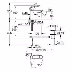 GROHE Eurosmart Chrome - Vue supplémentaire 6