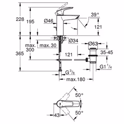 GROHE Eurosmart Chrome - Vue supplémentaire 4