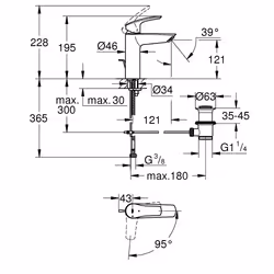 GROHE Eurosmart Chrome - Vue supplémentaire 4