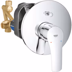 Mitigeur bain-douche - Grohe Eurosmart Le mitigeur bain-douche Grohe Eurosmart allie élégance et fonctionnalité avec la techn ...