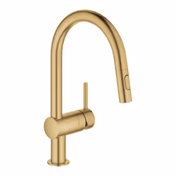 GROHE 32321GN2, Vers le haut, Or, Poignées de levier, Unique, Brushed cool sunrise, 1/2"