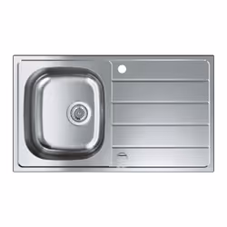 GROHE K200 Evier à poser Rectangulaire Acier inoxydable