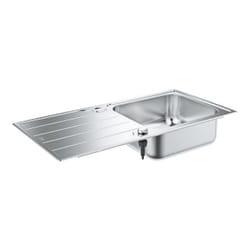GROHE К500 Evier à poser Rectangulaire Acier inoxydable