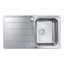 GROHE K500 45-S Evier à poser Rectangulaire Acier inoxydable