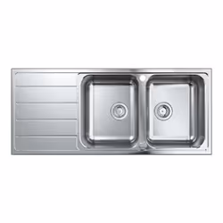 GROHE K500 80-S Evier à poser Rectangulaire Acier inoxydable