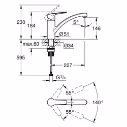 GROHE Start Chrome - Vue supplémentaire 5