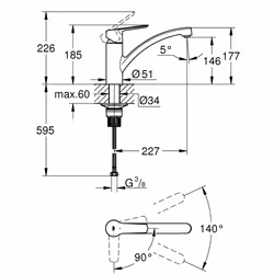 GROHE Start Chrome - Vue supplémentaire 5