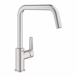 GROHE 30470DC0, Standard, Acier, Poignées de levier, Unique, Super steel, Type U
