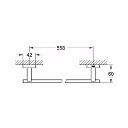 GROHE Essentials Cube Graphite
