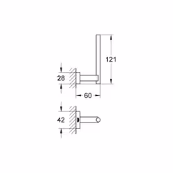 GROHE Essentials Cube Graphite