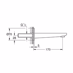 GROHE Lineare Graphite