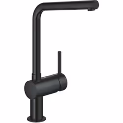 Mitigeur monocommande Evier Bec L Monotrou sur plage GROHE SilkMove Cartouche en céramique 46 mm Bec tube pivotant Angle 0°/1 ...