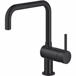 Gamme Minta Mitigeur monocommande Evier Bec U Monotrou sur plage GROHE Finition Longue Durée GROHE SilkMove Cartouche en céra ...