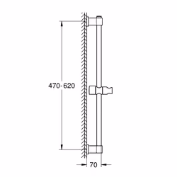 GROHE Vitalio Universal support de douche - Vue supplémentaire 4
